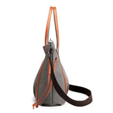 Women's Large Canvas Handbag Top Handle Tote Bag