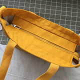 Women's Canvas Bag Large Capacity School Messenger Shoulder Bag