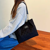 Women's Large Capacity Canvas Shoulder Tote Bag Satchel