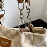 Women's Large Capacity Canvas Shoulder Tote Bag Satchel