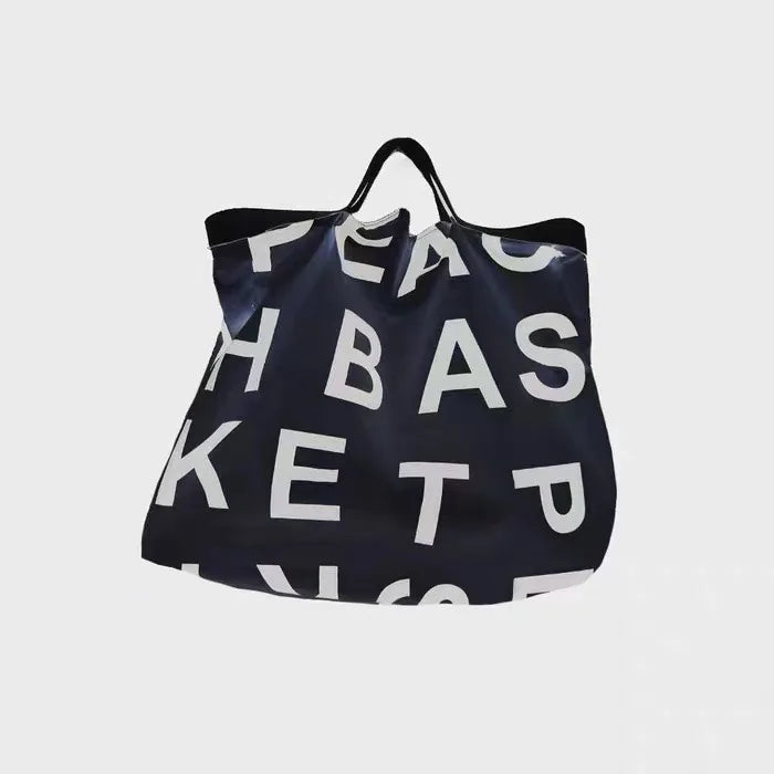 Women's Canvas Casual Tote Shoulder Bag Stylish Waterproof Shopping Cloth Bags