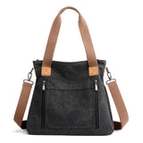 Women's Canvas Shoulder Bag, Large Capacity Crossbody Bag