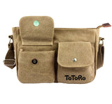 Women's Canvas Handbag My Neighbor Totoro Cartoon Schoolbag