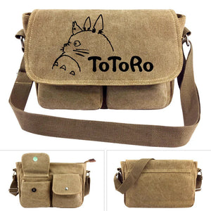 Women's Canvas Handbag My Neighbor Totoro Cartoon Schoolbag