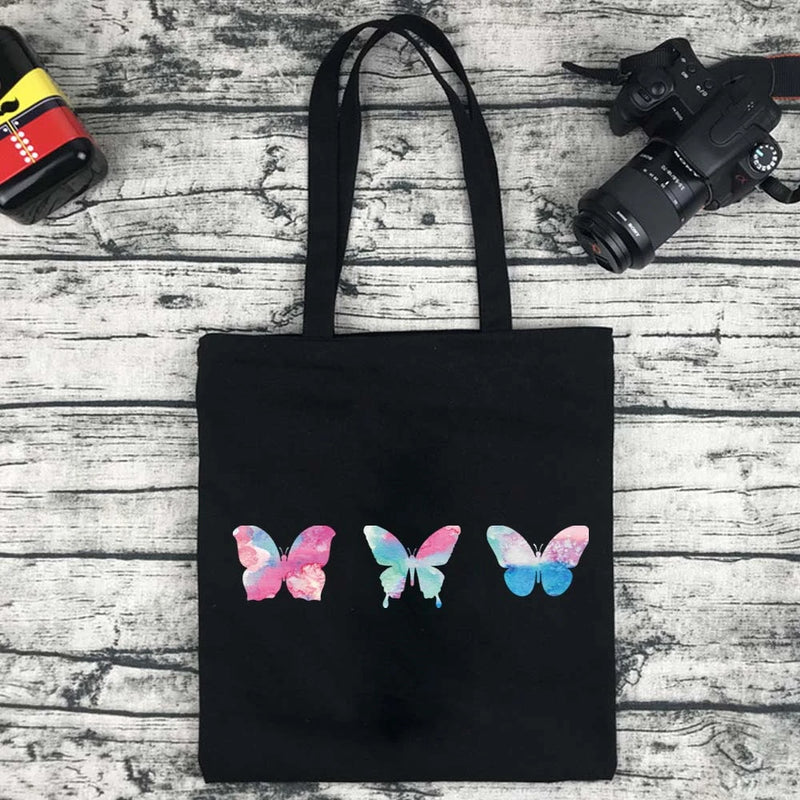 Women's Canvas Shopping Bags Shoulder Shopper Bag Large Capacity Eco Grocery Tot