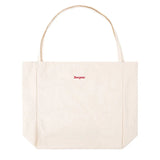 Bonjour Embroidered Canvas Shoulder Bag