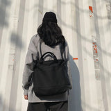 Women's Canvas Shoulder Bags Casual Shopping Bags Large Capacity Tote