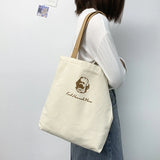 Canvas Shoulder Shopper Bag Eco Reusable Shopping Bag