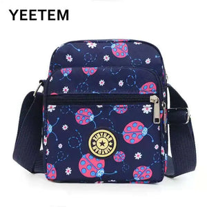 Women's Nylon Cross Small Bag Multi-layer