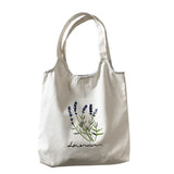 Women's Canvas Tote Bag Lavender Handbag