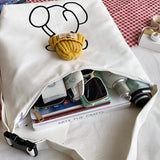 Women's Canvas Tote Bags Large Capacity Ladies Shoulder Bags