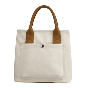 Vintage Canvas Tote Handbag Casual Shoulder Work Bag