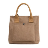 Vintage Canvas Tote Handbag Casual Shoulder Work Bag