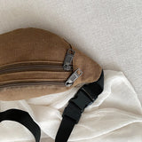 Canvas Wallet Belly Belt Waist Bag Phone Purse Chain Fanny Bag