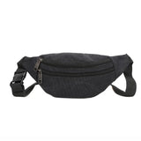 Canvas Wallet Belly Belt Waist Bag Phone Purse Chain Fanny Bag