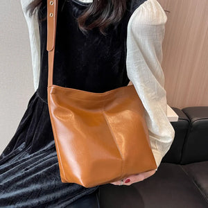 Women's Soft Leather Shoulder Bag Crossbody Handbag