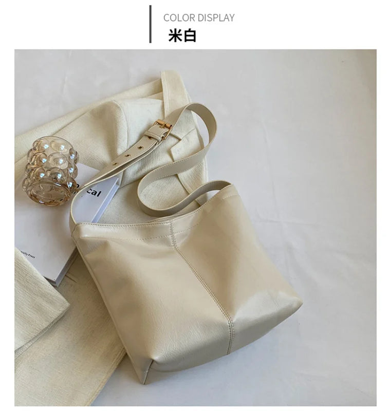 Women's Soft Leather Shoulder Bag Crossbody Handbag