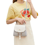 Women's Casual Cross Body Bag Summer Shoulder Bag Leather Satchel