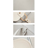 Women's Casual Cross body Bag, Patchwork Shoulder Bag Leather Satchel