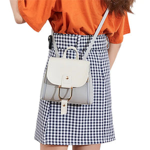 Women's Casual Cross body Bag, Patchwork Shoulder Bag Leather Satchel