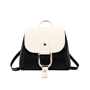 Women's Casual Crossbody Bag Leather Satchel Mini Backpacks