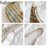 Women's Casual Shoulder Bags Contrast Pu Leather Bags