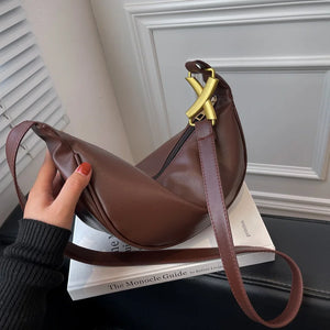 Retro Crossbody Bag Solid Casual Female Bag Autumn Style Phone Shoulder Bag