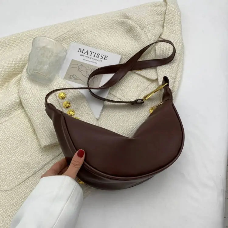 Retro Crossbody Bag Solid Casual Female Bag Autumn Style Phone Shoulder Bag