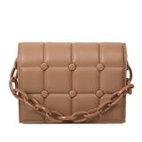 Women's Casual Shoulder Bag Handheld Chain Small Square Bag