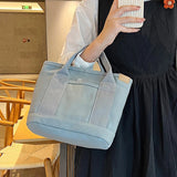 Women's Casual Underarm Shoulder Bag Small Handbags Travel Totes Canvas