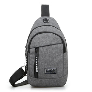Casual Chest Pack Canvas Messenger Shoulder Bag