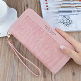 Women's Long Wallet Zipper Clutch Large Capacity Mobile Wallet