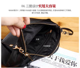 Envelope Shaped PU Leather Clutch Bag Crossbody Messenger Shoulder Zipper