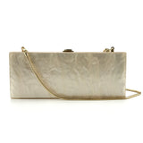 Women's Acrylic Box Clutch Bag Crossbody Messenger Shoulder Bag