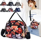 Women's Print Shoulder Bag Nylon Handbag Crossbody Wallet Beach Bag