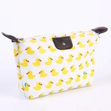 Women's Colorful Dot Cosmetic Folding Bag Large Capacity Make Up Bag