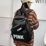 Sequin Laser Student Backpack Holiday Shoulder Bag