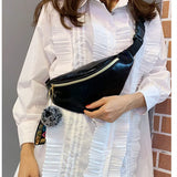 Women's Colorful Sequin Waist Bag Crossbody Phone Pouch