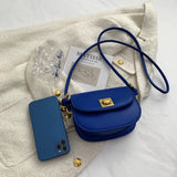 Women's PU Leather Crossbody Cosmetic Bag