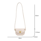 Women's PU Leather Crossbody Cosmetic Bag