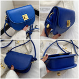 Women's PU Leather Crossbody Cosmetic Bag