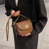 Women's PU Leather Crossbody Cosmetic Bag