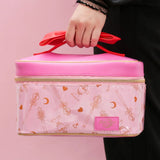 Women's PU Leather Make Up Organizer Waterproof Cosmetic Bag
