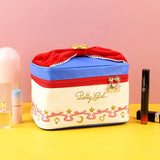 Women's PU Leather Make Up Organizer Waterproof Cosmetic Bag