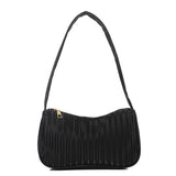 Women's Crescent Bag Shoulder Bag Female Hobo Handbag Stripe Casual