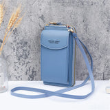 Women's Cross Bag Solid Colors PU Leather Small Phone Purses