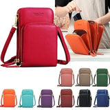 Women's PU Crossbody Bag Multi-function Mini Shoulder Bags