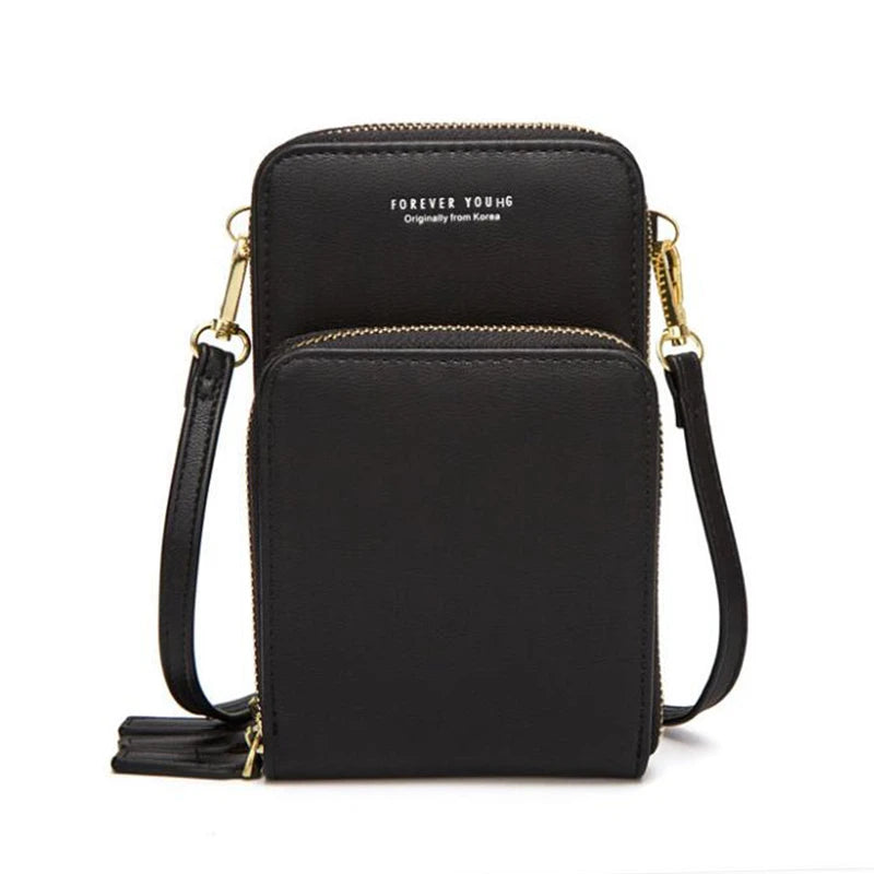Women's PU Crossbody Bag Multi-function Mini Shoulder Bags