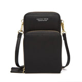 Women's PU Crossbody Bag Multi-function Mini Shoulder Bags