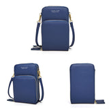 Women's PU Crossbody Bag Multi-function Mini Shoulder Bags